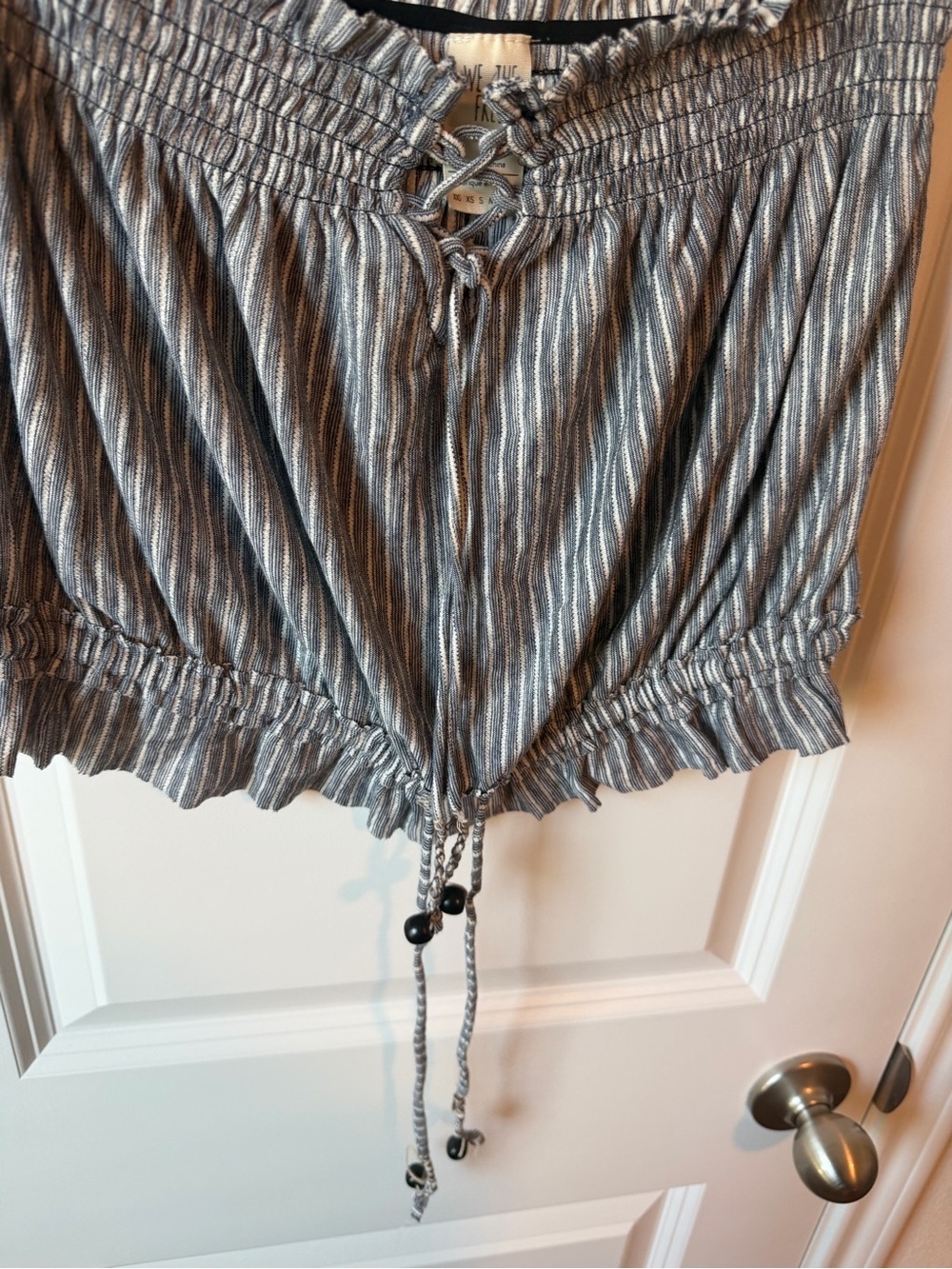 ⚡️We The Free Gray Striped Smocked Tube Top - Picture 5 of 6